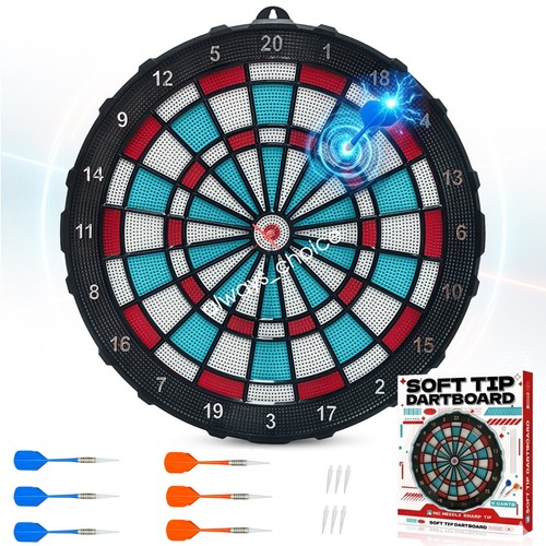 42cm softdartscheibe mit - softdartscheibe, 6