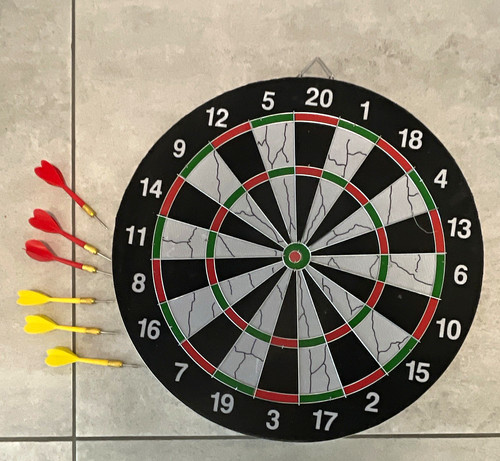 Steel dartscheibe 41 cm - steel,