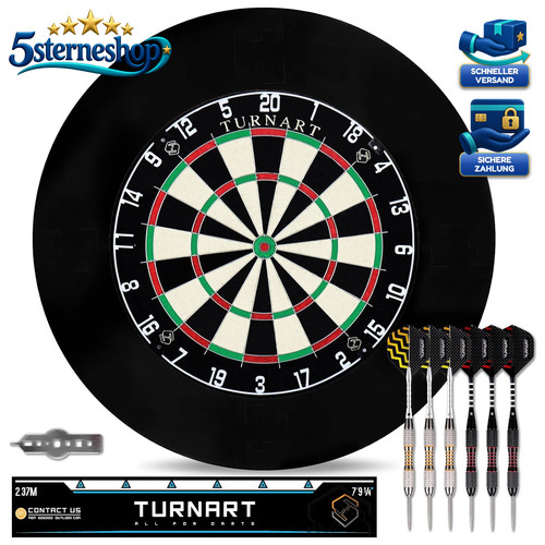 Dartscheibe kork steeldart set - dartscheibe,