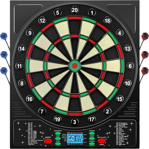Elektronische dartscheibe mit - elektronische,